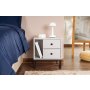 HANAH HOME Noćni stočić Glimmer Grey Black - slika 3