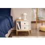HANAH HOME Noćni stočić Glimmer Travertine Gold - slika 3