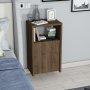 HANAH HOME Noćni stočić Fungo Walnut - slika 3