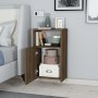 HANAH HOME Noćni stočić Fungo Walnut - slika 1