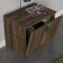 HANAH HOME Noćni stočić Lost Walnut - slika 4