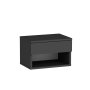 HANAH HOME Noćni stočić Rıbes Anthracite - slika 4