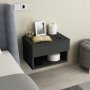 HANAH HOME Noćni stočić Rıbes Anthracite - slika 1