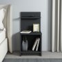 HANAH HOME Noćni stočić Vıdora Anthracite - slika 3