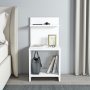 HANAH HOME Noćni stočić Vıdora White - slika 3