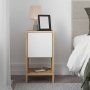 HANAH HOME Noćni stočić Ema Sapphire Oak White - slika 2
