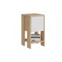 HANAH HOME Noćni stočić Ema Sapphire Oak White - slika 5