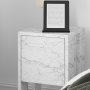 HANAH HOME Noćni stočić Ema Carrara Marble - slika 3