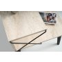HANAH HOME Noćni stočić Cross Black Travertine - slika 5