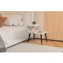 HANAH HOME Noćni stočić Cross Black Travertine - slika 1