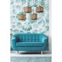 OPVIQ Kumsal 4 Lu Sıralı Ceviz Rattan Avize luster - slika 3