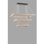 OPVIQ Lux Bergama 3 Lu Ceviz Ledli Avize 3 Renk luster - slika 3