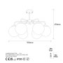 OPVIQ Viran 11026 crno - beli luster - slika 5