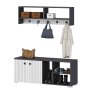 HANAH HOME Sarandon Anthracite White - slika 3