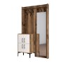 HANAH HOME Berlin BC Walnut White - slika 5