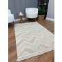Conceptum Hypnose Tepih (160x230) Tasarım Zigzag Beige - slika 1