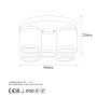 OPVIQ Way 11630 Beli luster - slika 5