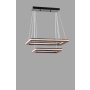 OPVIQ Lux Bergama Kucuk 2 Li Yanık Ledli Avize 3 Renk V2 luster - slika 2