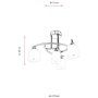 OPVIQ AV 1373 4K Chrome Sivi luster - slika 3
