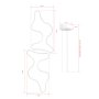 OPVIQ Duple Artisan White Body Yellow Light Beli luster - slika 4