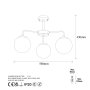 OPVIQ Viran 11006 Crno - krem luster - slika 5