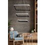 OPVIQ Trinity Square Set Black Body White Light Crni luster - slika 3