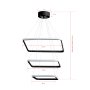 OPVIQ Trinity Square Set Black Body Yellow Light Crni luster - slika 5