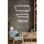 OPVIQ Trinity Square Set White Body White Light Beli luster - slika 2