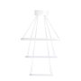 OPVIQ Trinity Square Set White Body White Light Beli luster - slika 4