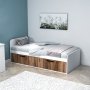 HANAH HOME Newra Light Walnut White - slika 3