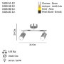 OPVIQ Spotte 80 12 Braon luster - slika 3