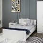HANAH HOME Kale Bedstead 120 x 200 White - slika 2