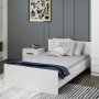 HANAH HOME Kale Bedstead 120 x 200 White - slika 5
