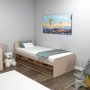 HANAH HOME Akser Light Walnut Beige - slika 1