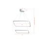 OPVIQ Duple Square Beli luster - slika 5