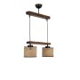 OPVIQ David 2 Li Sıralı Ceviz Rattan Luster - slika 1