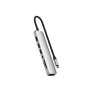 SATECHI 7-in-1 USB-C Slim Multiport Adapter with Ethernet - Silver (ST-P7SS) - slika 1