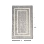 Conceptum Hypnose Tepih staza (80x150) Silver - slika 3