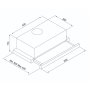 DAVOLINE ASPIRATOR DELTA GR-IX 060 ugradni SIVO/INOX 20854 - slika 2