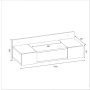 HANAH HOME Zakkum Sapphire Oak - slika 5