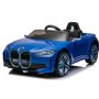 PREMIUM STIL Dečiji automobil na akumulator BMW I4, Plavi - slika 1