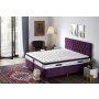 HANAH HOME Purple Double Size Padded Soft Mattress Belo - Ljubičasti (480NRN1256)dušek - slika 2