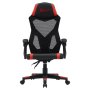 CANYON Gejmerska stolica Flow MCH01 Mesh Black/Red - slika 1