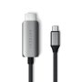 SATECHI USB-C na HDMI 2.1 1.8m Space Sivi Kabl - slika 3