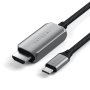 SATECHI USB-C na HDMI 2.1 1.8m Space Sivi Kabl - slika 1