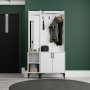 HANAH HOME SET 5040 5000 Hall Stand Čiviluk u beloj boji (389MZA2425) - slika 3