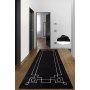 Conceptum Hypnose Tepih staza (80x100) Square Black - slika 1