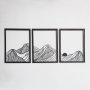 WALLXPERT Zidna dekoracija Mountain Landscape Set of 3 APT742 L - slika 2