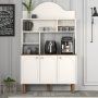 HANAH HOME Bohem 861 Višenamenska vitrina za kafe u beloj boji (845HCT5822) - slika 5