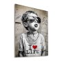 WALLXPERT Dekorativna slika Sarcastic Look 63 x 93 - slika 1